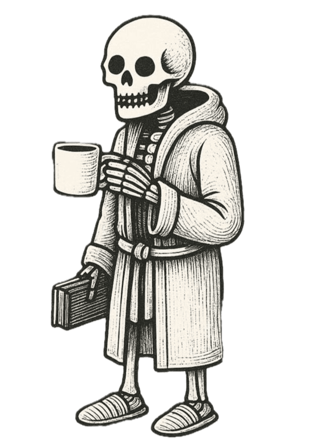 Skeleton Coffee Mug Art